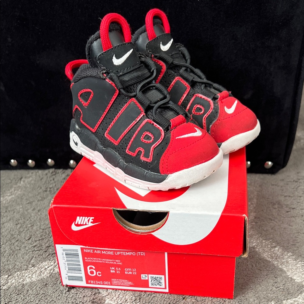 Nike Air More Uptempo. Toddler size 6C